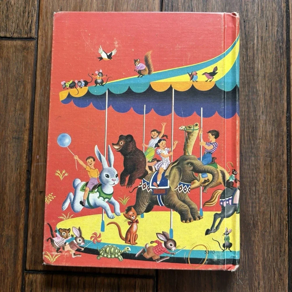 Vintage‎ 1960 Merry-Go-Round Children's Book Illustrated Hardcover
